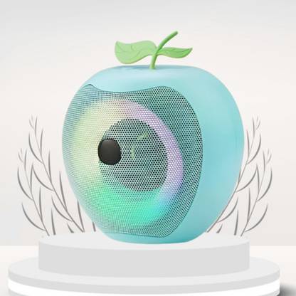 Clairbell Bluetooth Apple Shape Speaker, Support SD Card/Aux/USB for Mobile/PC B322 5 W Bluetooth Laptop/Desktop Speaker