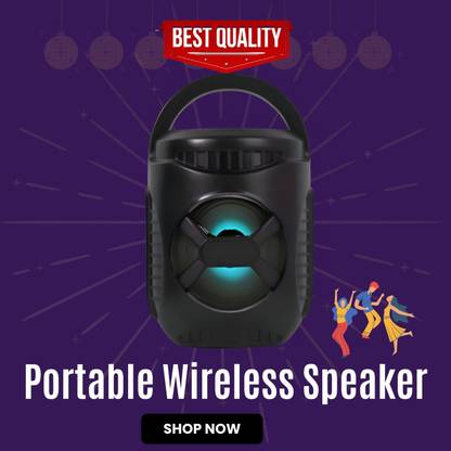 Clairbell Bluetooth Speaker 10W Portable Outdoor Speaker With HD Sound And RGB LghtD249 10 W Bluetooth Laptop/Desktop Speaker
