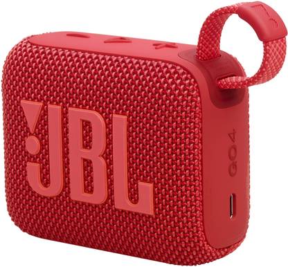 JBL Go 4, Wireless Ultra Portable, Pro Sound,Water & Dust Proof 4.2 W Bluetooth Speaker