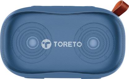 Toreto Bang Pro Dual Audio Drivers Portable with Powerful Bass Radiator 10 W Bluetooth Speaker