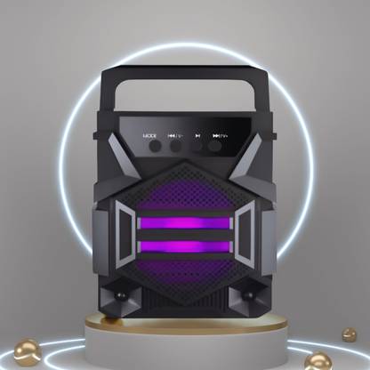 GUGGU Bluetooth Party Speakers Support FM/ Aux /USB/TF Card With High Bass B122 5 W Bluetooth Party Speaker