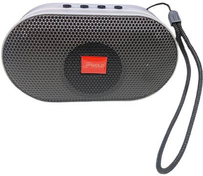JP Gold Wireless Speaker USB Micro SD Card Mobile Stand 1800 mAh Battery Capacity 10 W Bluetooth Speaker