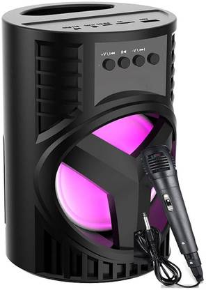 RECTITUDE LZ 4103||WS-03 Karaoke Speaker With 3D Sound LED Colour Changing Lights 15 W Bluetooth Speaker