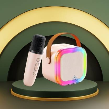Clairbell Bluetooth Speaker with mic Karaoke, FM Radio, AUX, USB, SD, RGB Light EffectN26 5 W Bluetooth Speaker
