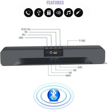 XVEP Portable multipurposes 16 W Bluetooth Speaker