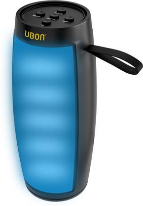 Ubon SP-8000 Wireless Speaker with RGB Lights, Supports FM, USB, SD Card & AUX 5 W Bluetooth Speaker