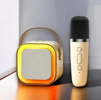 Sagaft A473Wireless Bluetooth Speaker Karaoke Mic Speaker RGB Bluetooth Speaker & Mic 10 W Bluetooth Speaker