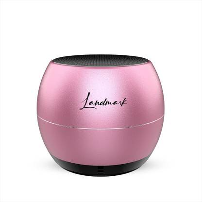 Landmark Shell The Smallest Wireless Speaker with Powerful Bass & Mic Rose Gold 3 W Bluetooth Speaker