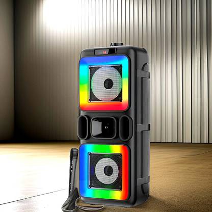 GUGGU Pushpa (Bluetooth Speaker with mic) 40W Stereo Sound (Home Theater) UY83 40 W Bluetooth Speaker