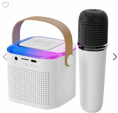 REEPUD Wireless Bluetooth speaker with karaoke mic for singing party announcement 10 W Bluetooth Speaker