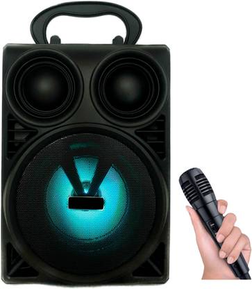 Musify BRAND NEW WS-402 Wireless 4" Speaker Led Light subwoofer with Carry Handle 15 W Bluetooth Speaker