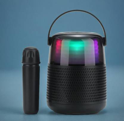 Shamsa B459 M410SP (PORTABLE BLUETOOTH SPEAKER)RGB Light with WirelessKaraoke 2400mAh 16 W Bluetooth Speaker