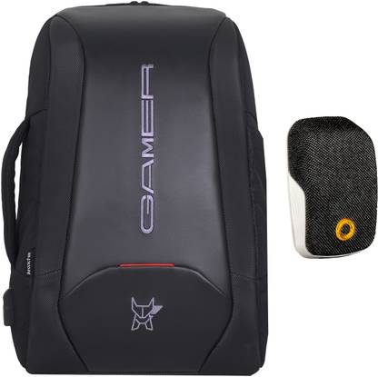 Arctic Fox Kobra Anti Theft Black Backpack and Jet Bluetooth Speaker 3 W Bluetooth Speaker