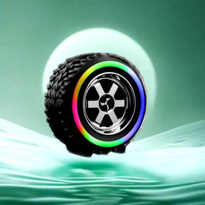 YAROH Tyre (Speakers) Wave Dynamic Sound (Bluetooth Speaker) with Subwoofer UI67 12 W Bluetooth Speaker
