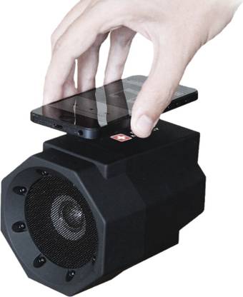 SWISS MILITARY MUS3 Wireless Induction Speaker (Black) 3 W Bluetooth Speaker