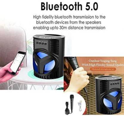 FRONY GFG_209G_WS03 LOUD STEREO SOUND & HIGH BASS SPEAKER WITH KARAOKE SYSTEM SPEAKER 48 W Bluetooth Speaker