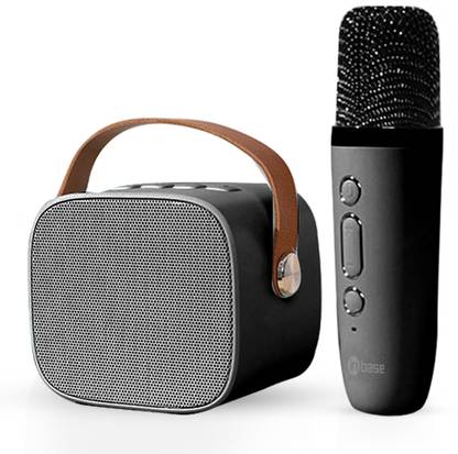 Inbase Boombox Bluetooth Speaker with Wireless Karaoke Mic, 5 Hrs Playtime, Portable 6 W Bluetooth Speaker