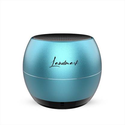 Landmark Shell The Smallest Wireless Speaker with Powerful Bass & Mic - Blue 3 W Bluetooth Speaker