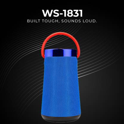 Jmax WS-1831 Wireless Speaker (1500mAh Battery) Supports FM, SD Card, USB & TWS 7 W Bluetooth Speaker