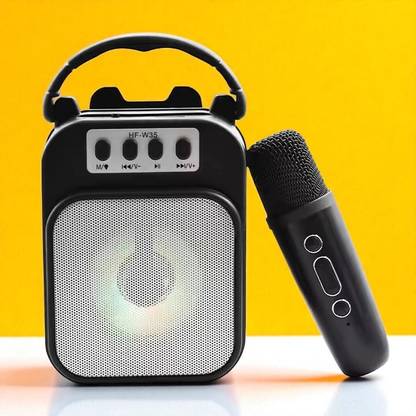 Stybits A396 Rechargeable Karaoke Microphone & Speaker – Wireless & Easy to Use 5 W Bluetooth Speaker