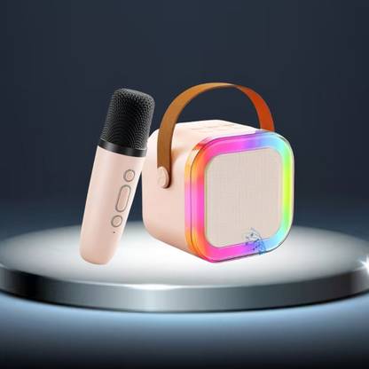 Clairbell Bluetooth Speaker with mic Karaoke, FM Radio, AUX, USB, SD, RGB Light EffectN69 5 W Bluetooth Speaker