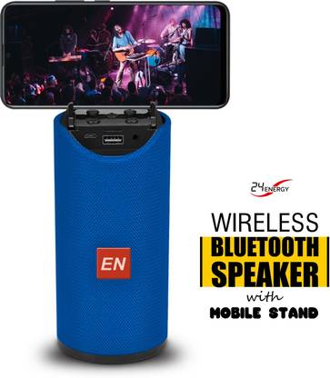 24 ENERGY Wireless & Portable BT Speaker 10 Hours Playing Time with Mobile Stand 10 W Bluetooth Speaker