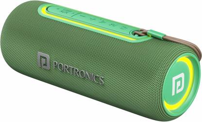 Portronics Resound 2 HD Sound with Mic, RGB Lights, TWS Pairing, vBT 5.3, IPX5 15 W Bluetooth Speaker