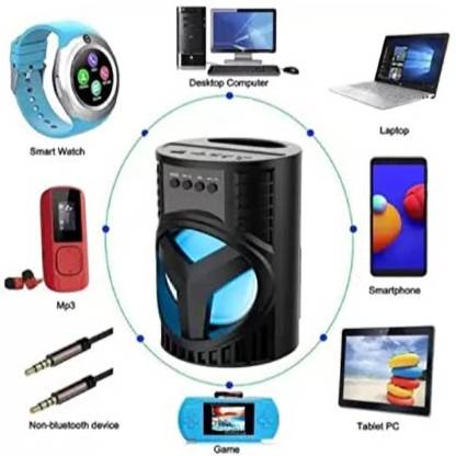 FRONY GFG_225G_WS03 EXTRA BASS SOUND QUALITY LED COLOR CHANING HOME THEATRE SPEAKER 48 W Bluetooth Speaker