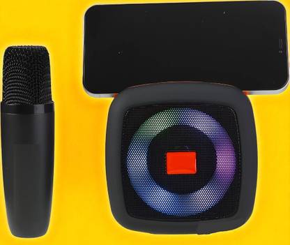 Ziddjeet X132 Karaoke Mic with Speaker – Bluetooth 5.0, Loud Bass, Rechargeable 5 W Bluetooth Speaker