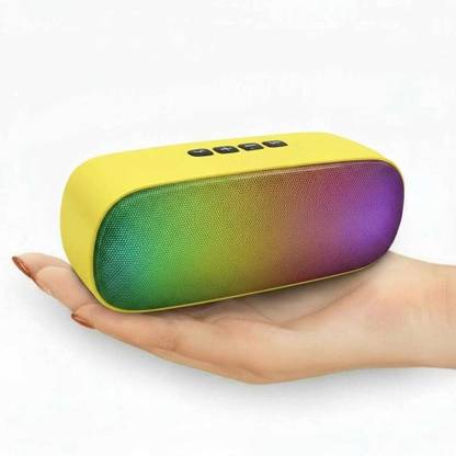 JAXTER Portable Party Speaker with Dynamic RGB Light Show and Deep Bass 5 W Bluetooth Speaker