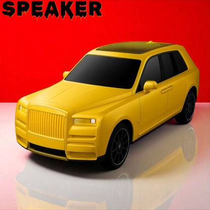 Shamsa X58Luxury Car Shape Wireless Bluetooth Speaker & Bass Boost USB,FM & LED Lights 8 W Bluetooth Speaker