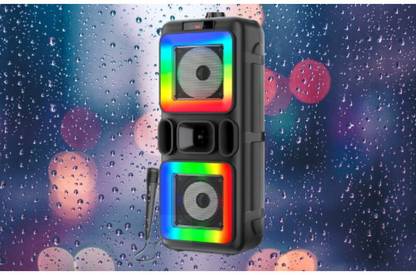 FRONY S51_Pushpa Beast 1200 Bluetooth Speaker with Karaoke Mic & RGB Lights 14 W Bluetooth Speaker