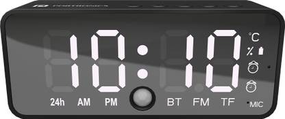 Portronics Pixel 4 Digital Smart Alarm Clock with 5W Speaker, In-Built Mic, 2Alarm Setting 5 W Bluetooth Speaker