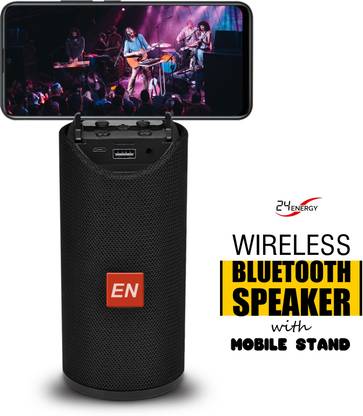 24 ENERGY Wireless & Portable BT Speaker 10 Hours Playing Time with Mobile Stand 10 W Bluetooth Speaker