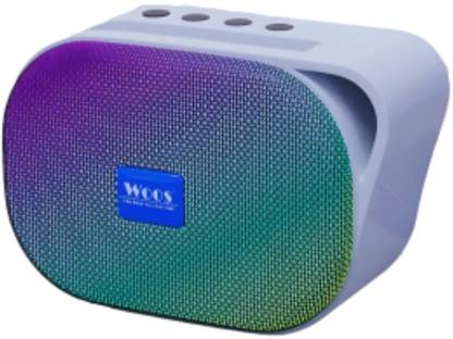WOOS StarBeat with 10W Power, RGB LED, Mobile Holder, USB/TF Inputs 10 W Bluetooth Speaker