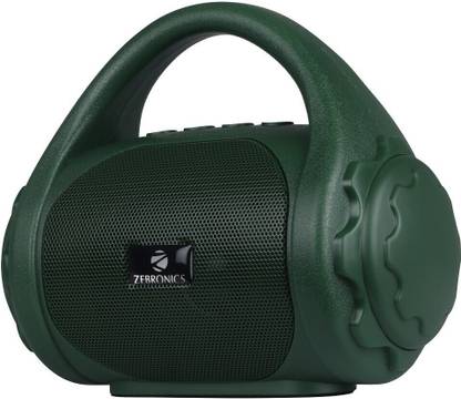 ZEBRONICS PSPK9 (County) with Built-in FM Radio ,Aux input 3 W Bluetooth Speaker (Green, Mono Channel) deal from flipkart ZEBRONICS PSPK9 (County) with Built-in FM Radio ,Aux input 3 W Bluetooth Speaker (Green, Mono Channel) deal from flipkart