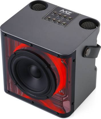 MZ M61VP (PORTABLE BLUETOOTH SPEAKER) Dynamic Sound with 2 wireless mics Karaoke 15 W Bluetooth Speaker