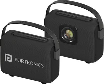 Portronics Resonate 14W Potable Bluetooth Speaker With LED Sunset Projection Lights,BT 5.3V 14 W Bluetooth Speaker