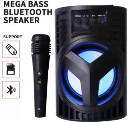 Tunifi WS_03 Mini Home Theater|Splashproof|3D Sound| Water Resistant| Bluetooth Speaker 10 W Bluetooth Speaker  (Black, Stereo Channel) at Rs. 655