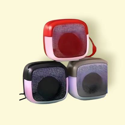 URBANHUDA Bluetooth Speaker Cube Explosive Audio with Rainbow Flash Lights_DM 5 W Bluetooth Speaker