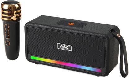 MZ (PORTABLE SPEAKER) Dynamic Thunder Sound with wirless MIC 10 W Bluetooth Speaker