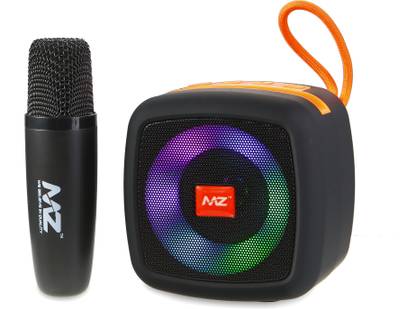 MZ S660 PORTABLE BLUETOOTH SPEAKER Dynamic Thunder Sound Wireless Mic RGB Light 5 W Bluetooth Speaker