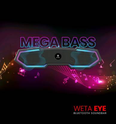 SWISS MILITARY Weta Eye Bluetooth Soundbar with RGB Lights 20 W Bluetooth Speaker