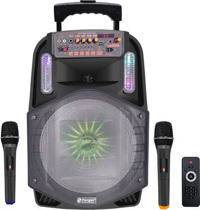Target Wireless Bluetooth 12" Portable Trolley Speaker 300 WATTS RMS 100 W Bluetooth PA Speaker