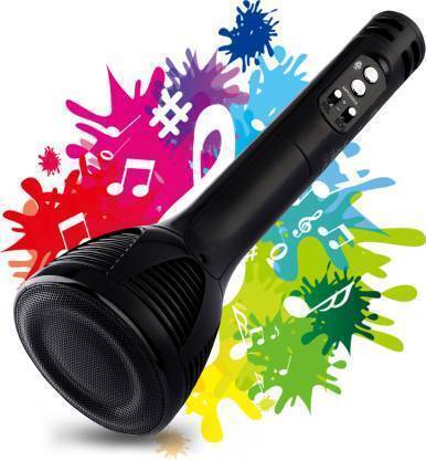 samphalos Wireless Mic Bluetooth Microphone Speaker with Siri Assistant Smart Speaker 10 W Bluetooth PA Speaker