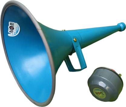 WON LOUDSPEAKER PA SYSTEM WITH 60 WATT DRIVER UNIT HEAVY METAL BODY BLUE COLOUR Outdoor PA System