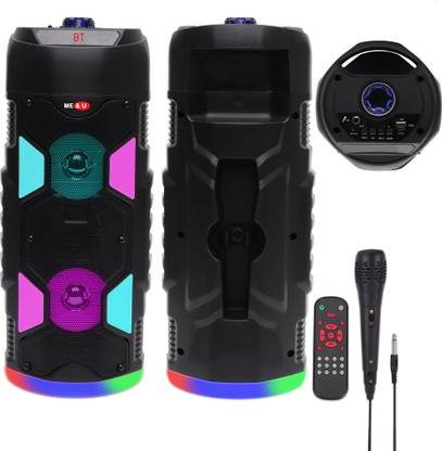 ME&U Heart Music TWS Supporr FM USB AUX BLUETOOTH KARAOKE MIC RGB LIGHT 50 W Bluetooth PA Speaker