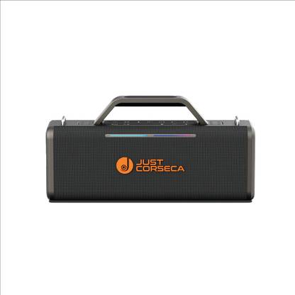 JUST CORSECA Sonic Stream Bluetooth Speaker, 360W Output,12 Hours Playtime,TWS Stereo Pairing 360 W Bluetooth PA Speaker