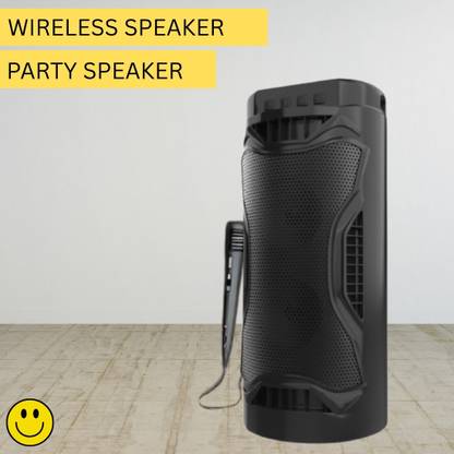 FRONY Bubble(PORTABLE BLUETOOTH PARTY SPEAKER) Dynamic Thunder Sound & Karaoke MicO54 30 W Bluetooth Party Speaker