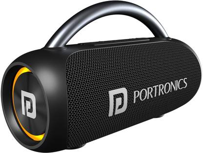 Portronics Radiant 30W Wireless Portable With In-Built Mic,6Hrs Playtime 30 W Bluetooth Party Speaker